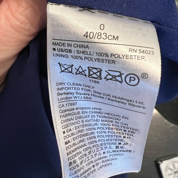 NWT BANANA REPUBLIC Navy Ruched Crossover Front V Neck Dress Sz 0 - Picture 4 of 6